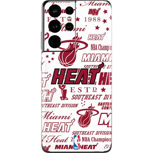 NBA Miami Heat Historic Blast Galaxy S21 Ultra 5G Skin