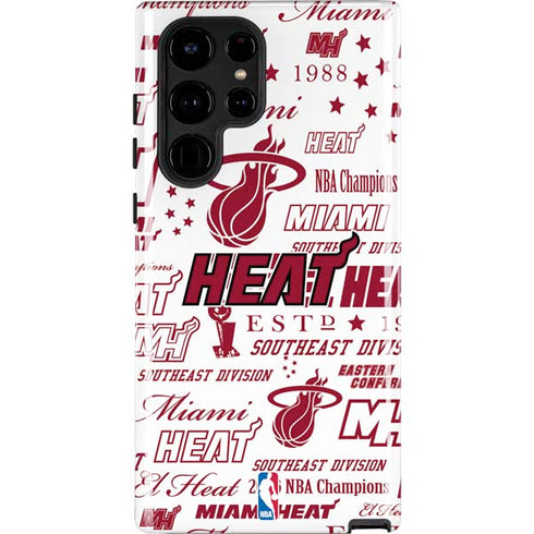 NBA Miami Heat Historic Blast Galaxy S22 Ultra Pro Case