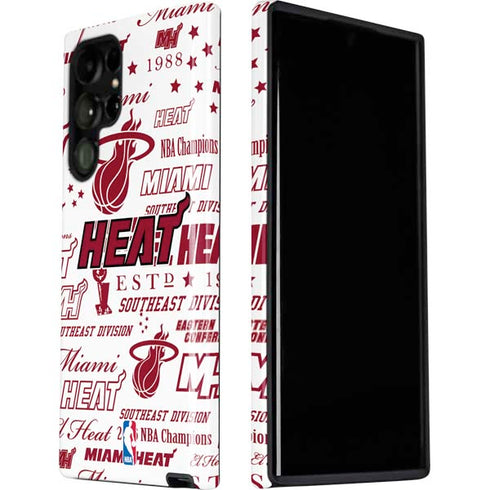 NBA Miami Heat Historic Blast Galaxy S22 Ultra Pro Case
