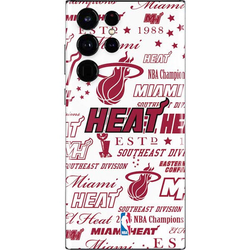 NBA Miami Heat Historic Blast Galaxy S22 Ultra Skin
