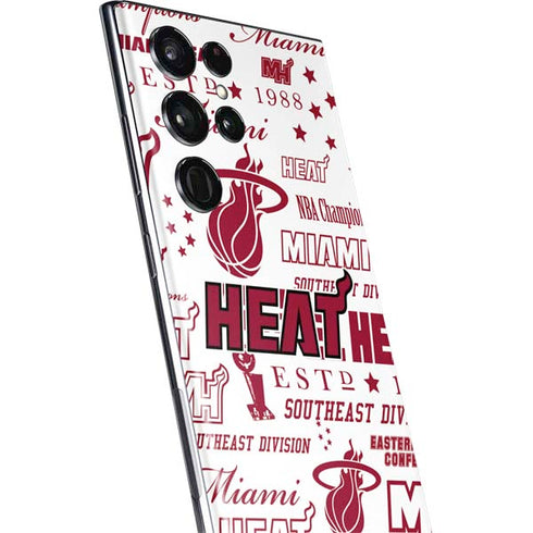 NBA Miami Heat Historic Blast Galaxy S22 Ultra Skin