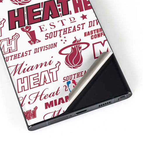 NBA Miami Heat Historic Blast Galaxy S22 Ultra Skin