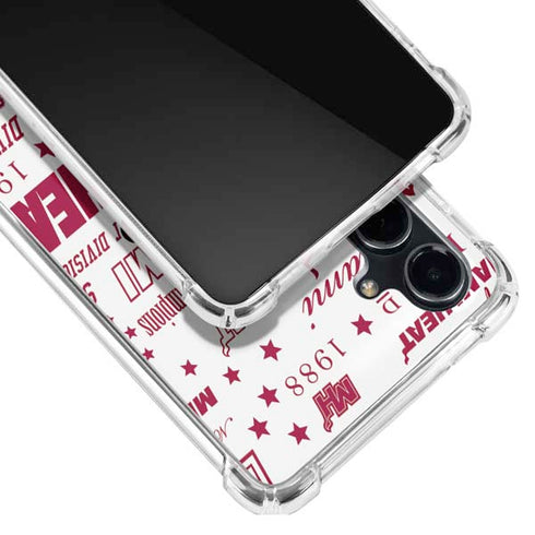 NBA Miami Heat Historic Blast Galaxy S23 FE Clear Case