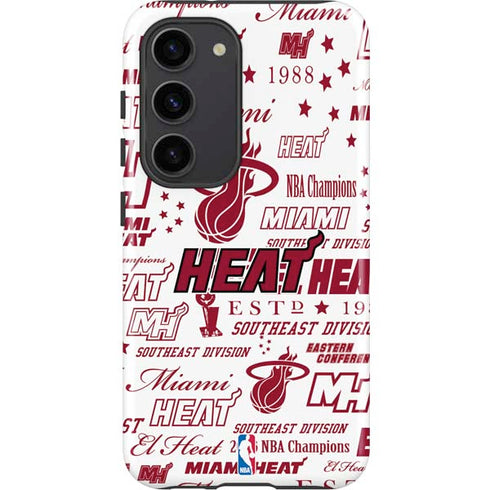 NBA Miami Heat Historic Blast Galaxy S23 Pro Case