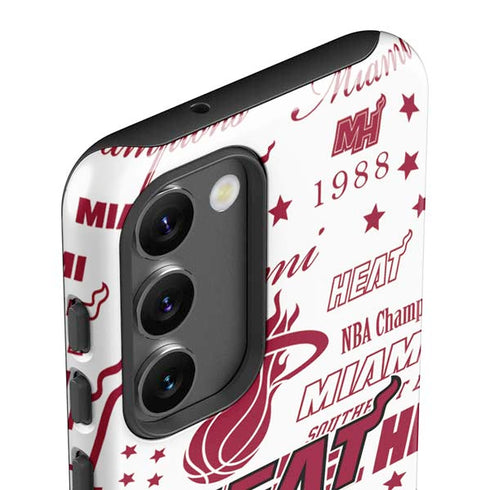 NBA Miami Heat Historic Blast Galaxy S23 Pro Case