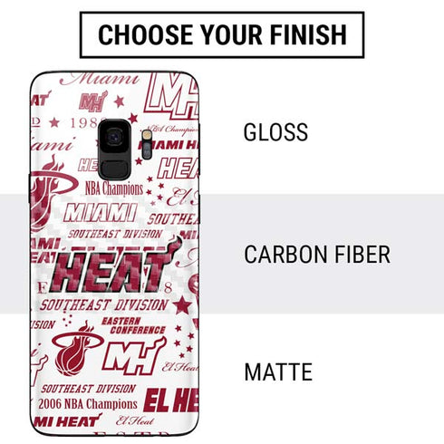 NBA Miami Heat Historic Blast Galaxy S9 Skin