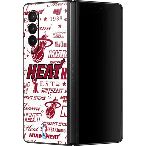 NBA Miami Heat Historic Blast Galaxy Z Fold3 5G Skin