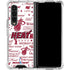 NBA Miami Heat Historic Blast Galaxy Z Fold4 5G Clear Case