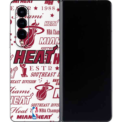 NBA Miami Heat Historic Blast Galaxy Z Fold4 5G Skin