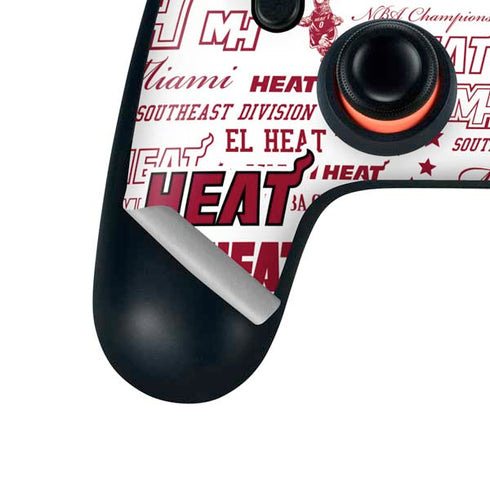 NBA Miami Heat Historic Blast Google Stadia Controller Skin
