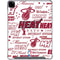 NBA Miami Heat Historic Blast iPad Pro 12.9in (2020) Clear Case