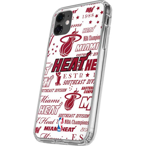 NBA Miami Heat Historic Blast iPhone 11 Clear Case