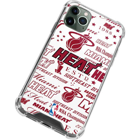 NBA Miami Heat Historic Blast iPhone 11 Pro Max Clear Case