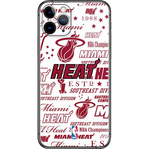 NBA Miami Heat Historic Blast iPhone 11 Pro Skin