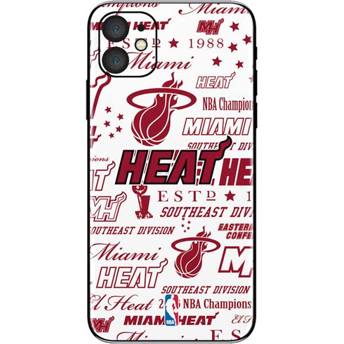 NBA Miami Heat Historic Blast iPhone 11 Skin