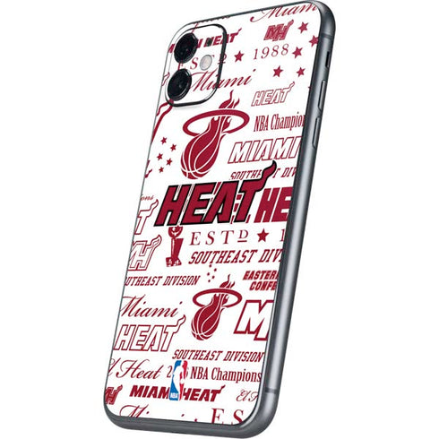 NBA Miami Heat Historic Blast iPhone 11 Skin