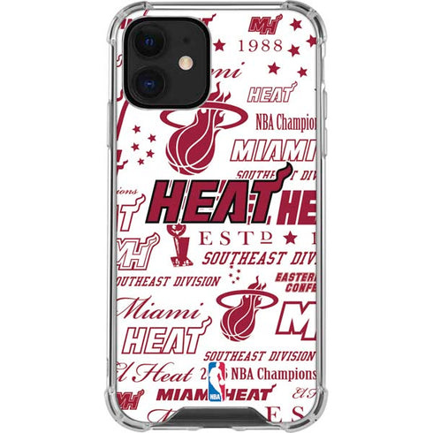 NBA Miami Heat Historic Blast iPhone 12 Mini Clear Case