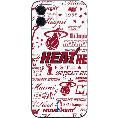 NBA Miami Heat Historic Blast iPhone 12 Mini Skin