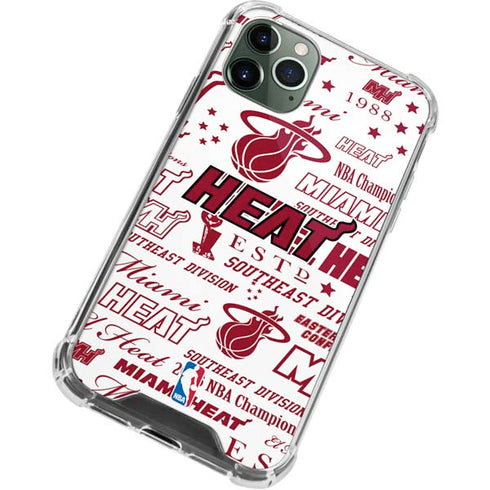 NBA Miami Heat Historic Blast iPhone 12 Pro Clear Case