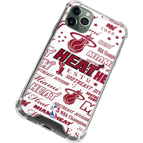 NBA Miami Heat Historic Blast iPhone 12 Pro Max Clear Case