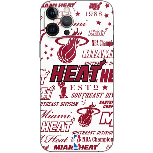 NBA Miami Heat Historic Blast iPhone 12 Pro Skin