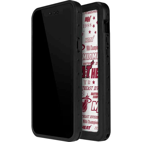 NBA Miami Heat Historic Blast iPhone 12 Pro Waterproof Case