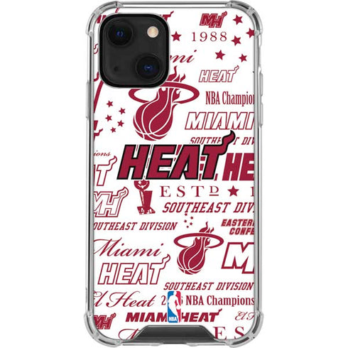 NBA Miami Heat Historic Blast iPhone 13 Clear Case