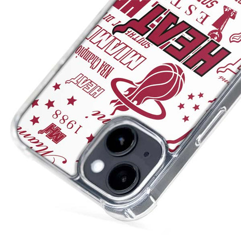 NBA Miami Heat Historic Blast iPhone 13 MagSafe Case