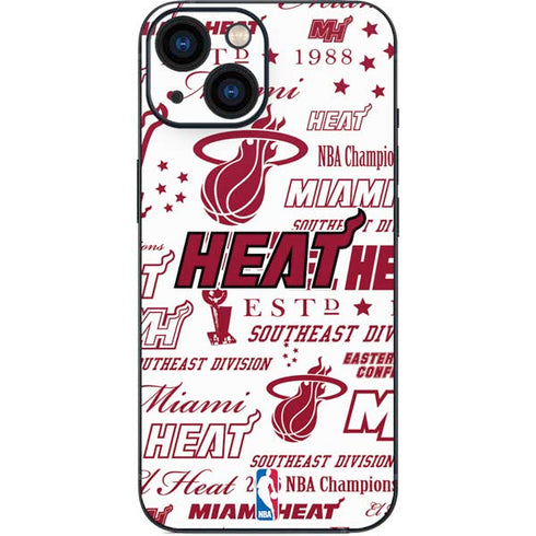 NBA Miami Heat Historic Blast iPhone 13 Mini Skin