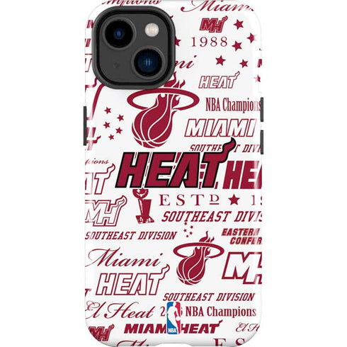 NBA Miami Heat Historic Blast iPhone 15 Plus Impact Case