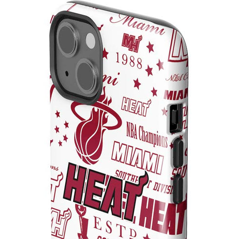 NBA Miami Heat Historic Blast iPhone 15 Plus Impact Case