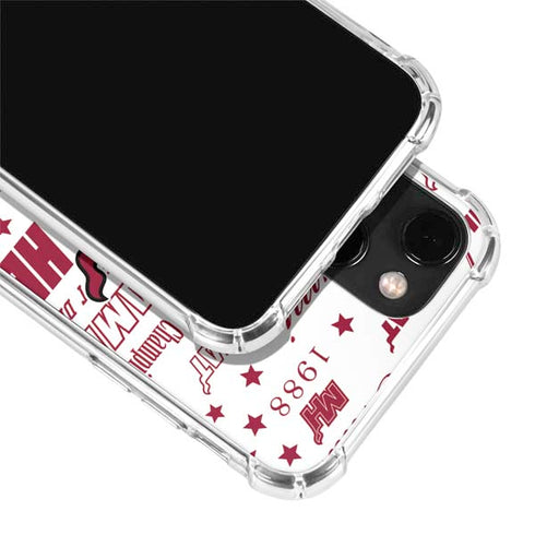 NBA Miami Heat Historic Blast iPhone 15 Plus Clear Case