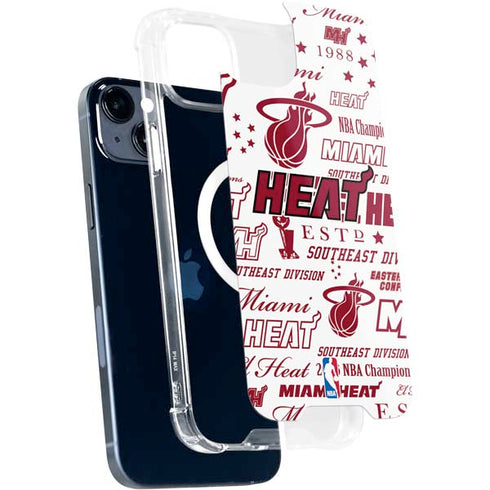 NBA Miami Heat Historic Blast iPhone 15 Plus MagSafe Case