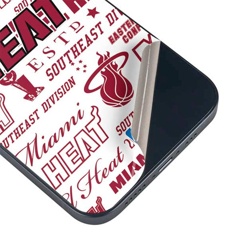 NBA Miami Heat Historic Blast iPhone 14 Plus Skin