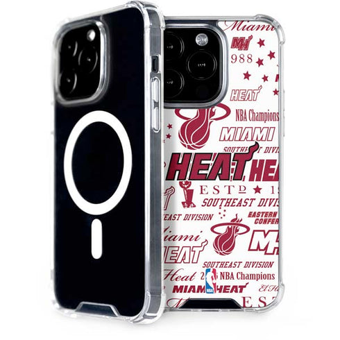 NBA Miami Heat Historic Blast iPhone 15 Pro MagSafe Case