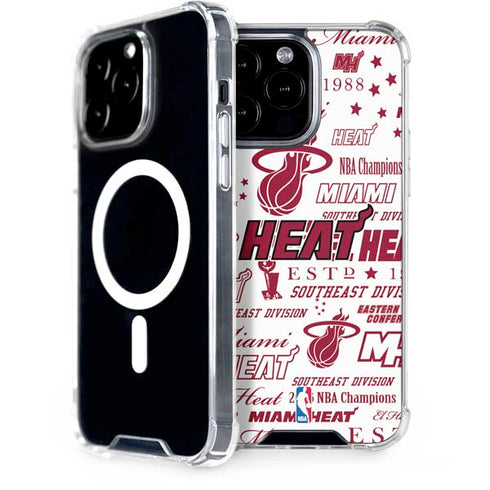 NBA Miami Heat Historic Blast iPhone 15 Pro Max MagSafe Case