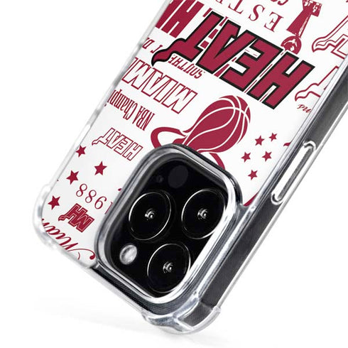 NBA Miami Heat Historic Blast iPhone 15 Pro Max MagSafe Case