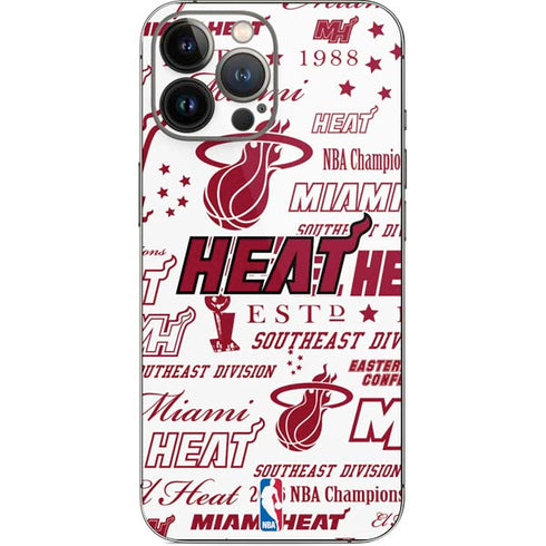 NBA Miami Heat Historic Blast iPhone 14 Pro Max Skin