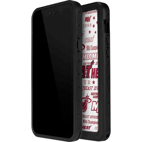 NBA Miami Heat Historic Blast iPhone 14 Pro Max Waterproof Case