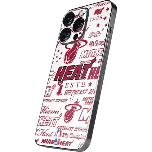 NBA Miami Heat Historic Blast iPhone 15 Pro Skin