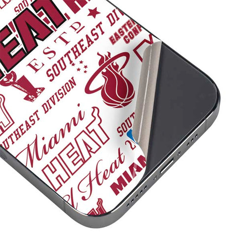 NBA Miami Heat Historic Blast iPhone 15 Pro Skin