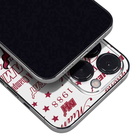NBA Miami Heat Historic Blast iPhone 15 Pro Skin