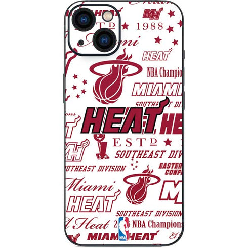 NBA Miami Heat Historic Blast iPhone 14 Skin