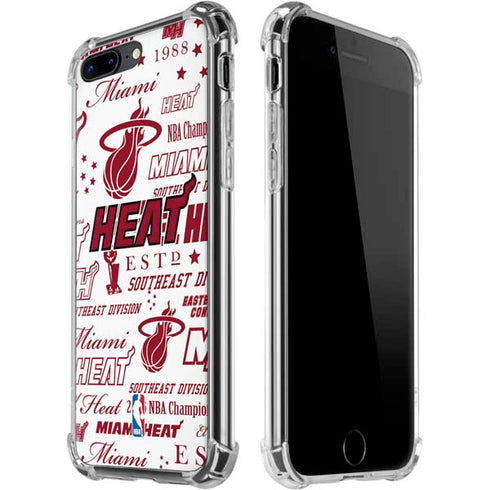 NBA Miami Heat Historic Blast iPhone 7/8 Plus Clear Case