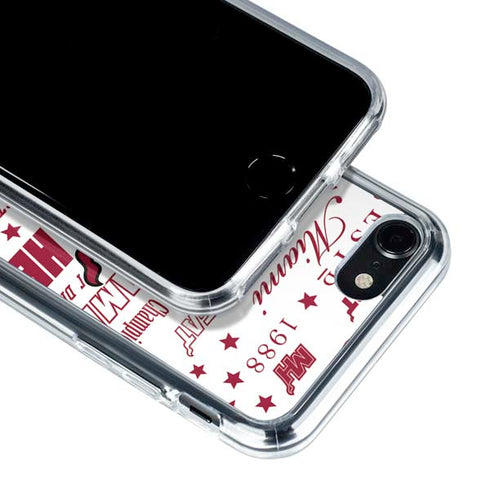 NBA Miami Heat Historic Blast iPhone SE (2nd & 3rd Gen) Clear Case