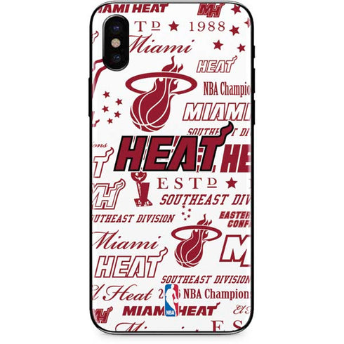 NBA Miami Heat Historic Blast iPhone XS Max Skin