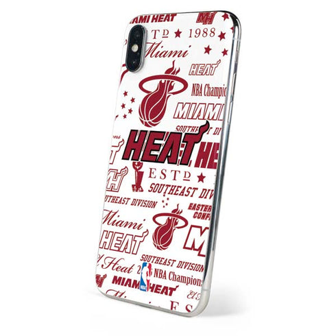 NBA Miami Heat Historic Blast iPhone XS Max Skin