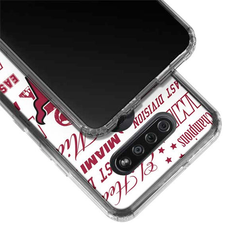 NBA Miami Heat Historic Blast LG K51/Q51 Clear Case