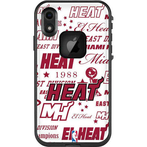 NBA Miami Heat Historic Blast LifeProof Fre iPhone Skin