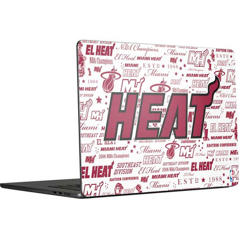 NBA Miami Heat Historic Blast MacBook Skins
